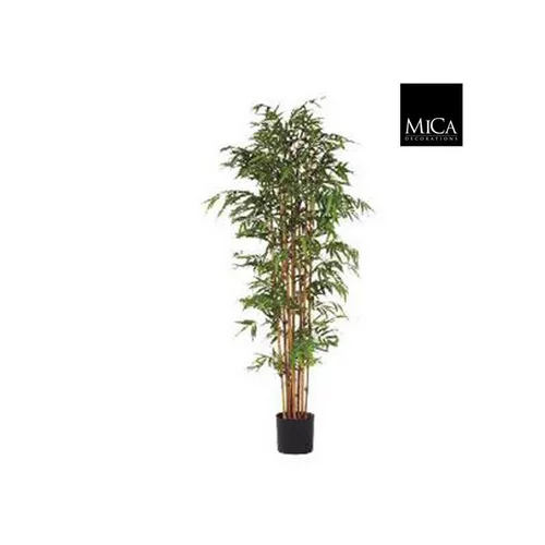 Essentiel au jardin:Bambou vert plante artificielle en pot H 210 x Ø 90 cm