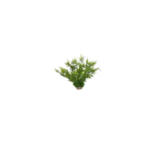 Idée extérieure：Décor marin imitation bambou en plastique vert Ø 10 x H 25 cm
