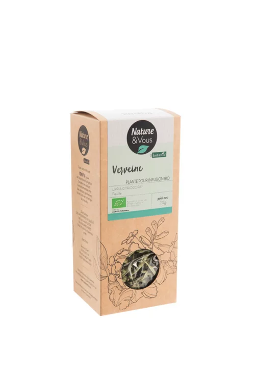 Qualité jardin：Infusion bio verveine grande feuille 1er choix Nature & Vous – 20 g