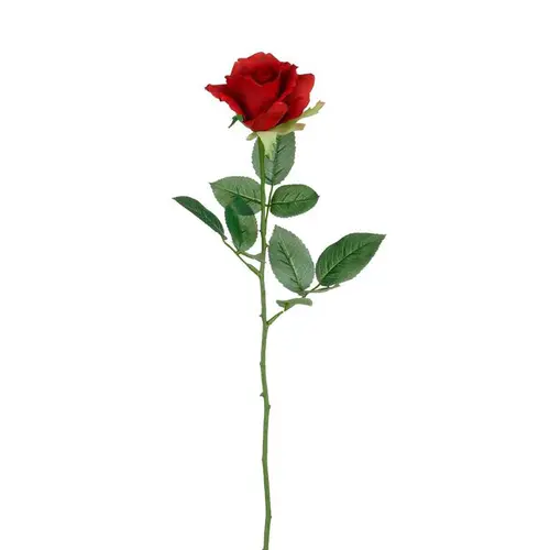 Pour votre espace vert:Tige de rose recyclée rouge - 62 cm