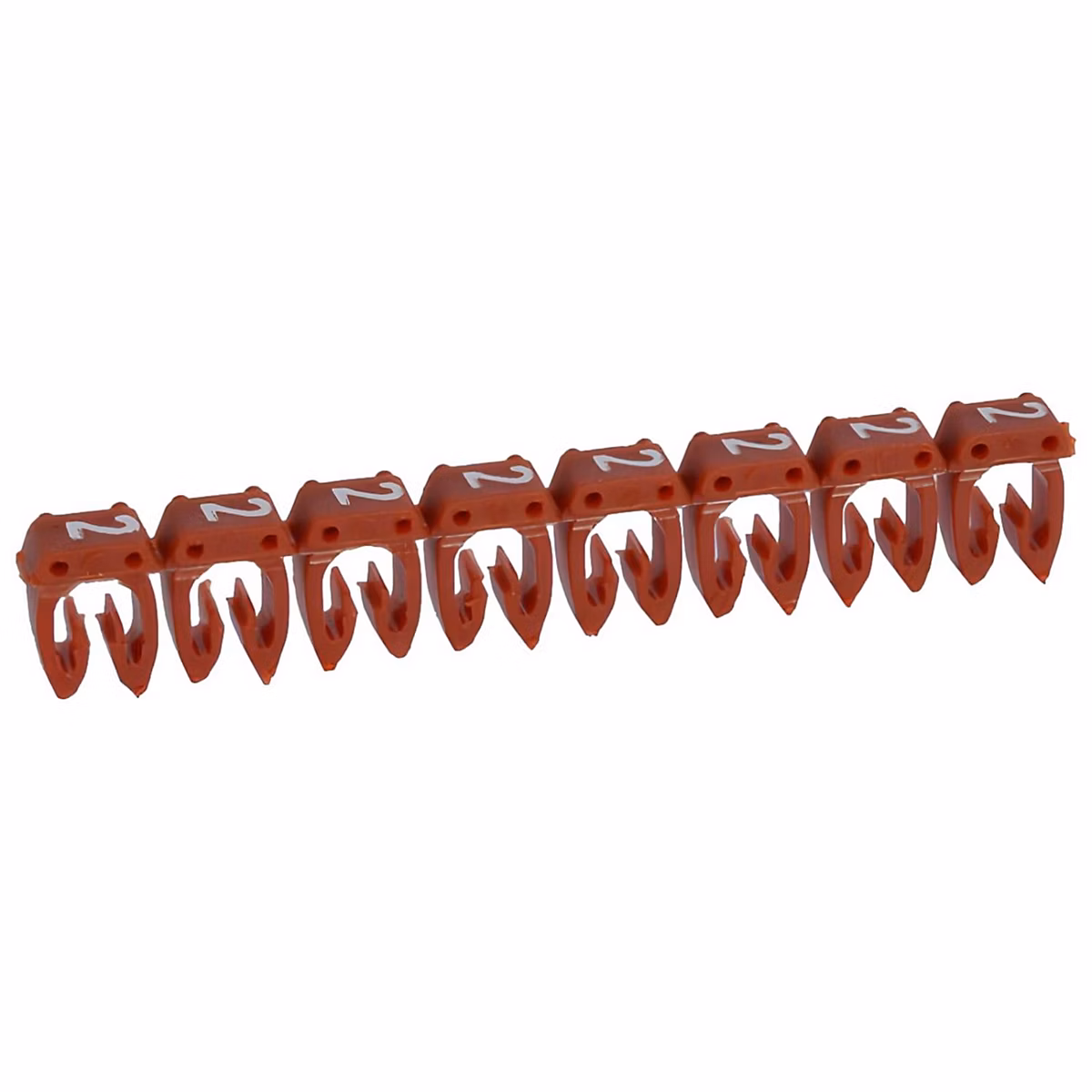 038222 Legrand – Boite De 1200 Repères Cab 3 Pour Fils 1, 5mm² à 2, 5mm², Marquage Chiffre 2 Rouge