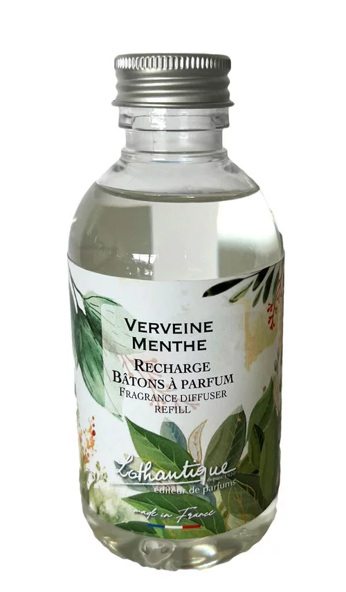 Style au jardin：Recharge pour bâton à parfum Lothantique Jardin d'aquarelles Verveine Menthe – 200 ml