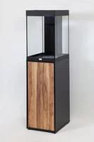 Jardin extérieur:Ensemble aquarium équipé + meuble Tower 96 noir industriel