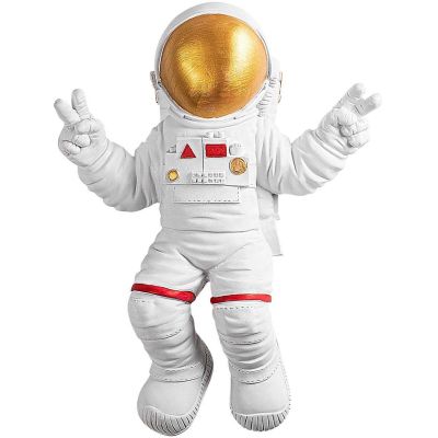 Décoration murale en polyester Astronaute (Casque doré)