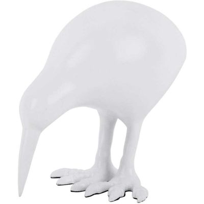 Statuette Kiwi en aluminium (Blanc)