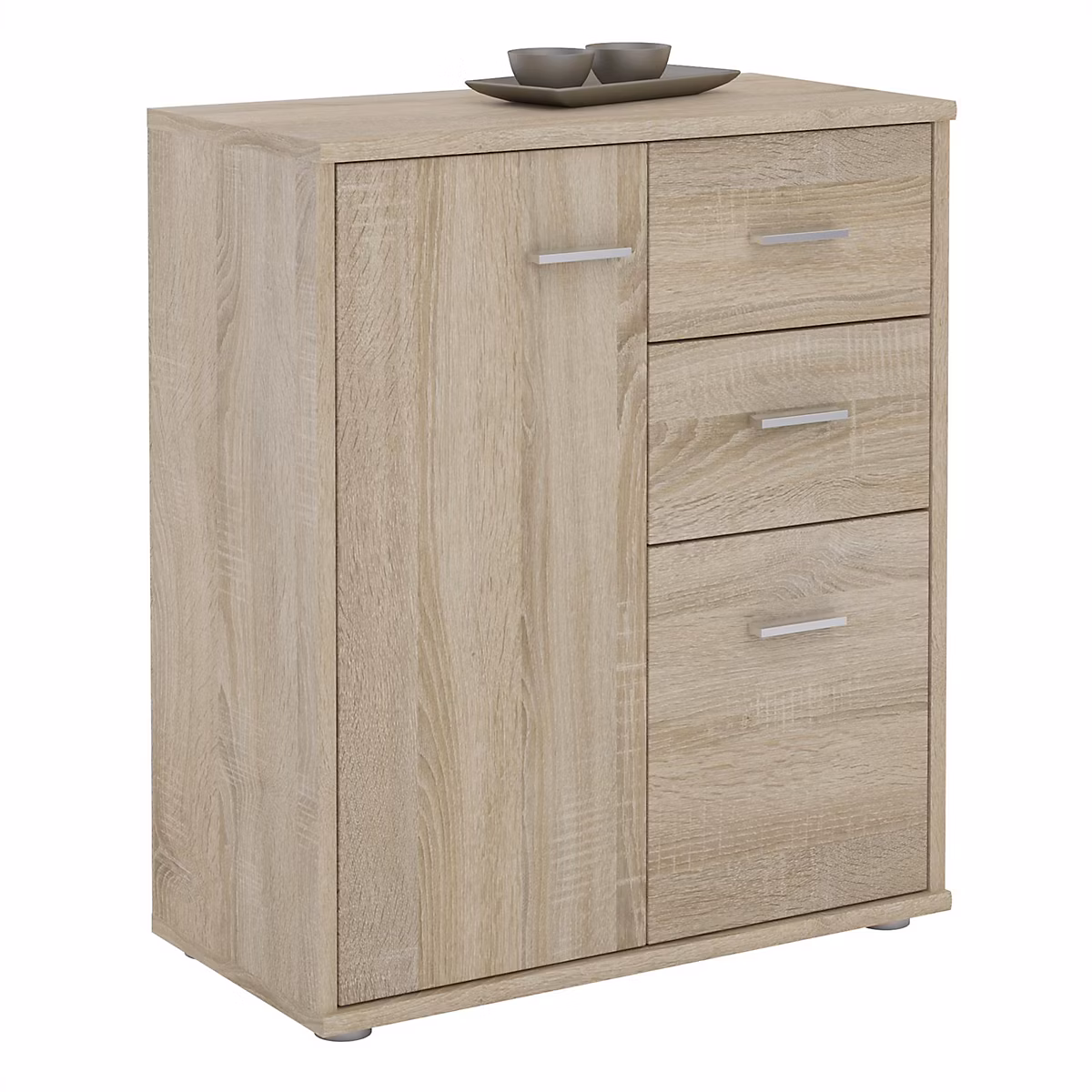 Buffet REMY – en mélaminé décor chêne sonoma