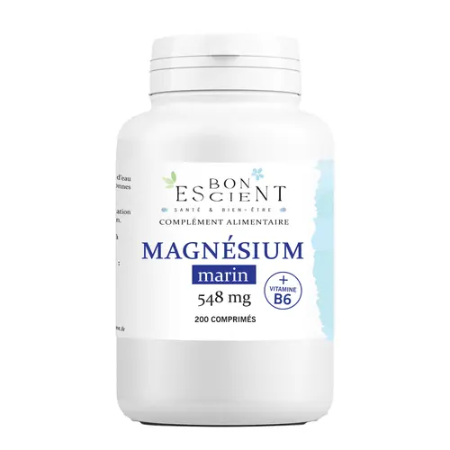 Pour votre quotidien:Magnésium marin + vitamine B6 Bonescient - 200 comprimés