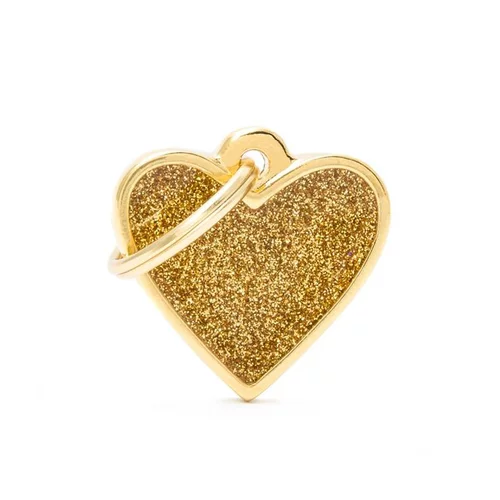 Pour un extérieur accueillant:Médaille shine petit cœur doré