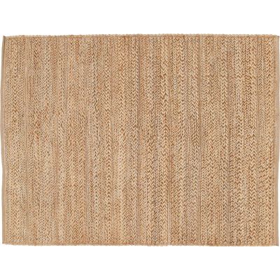 Tapis en jute et coton Pippa naturel (160 x 230 cm)