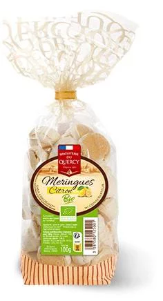 Sélection malin:Meringues au citron bio Biscuits les Saules - 100 g