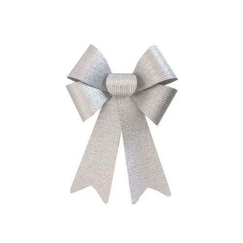 Pour vos jardins:Nœud coloris gris en polyester - 22,9 x 38 cm