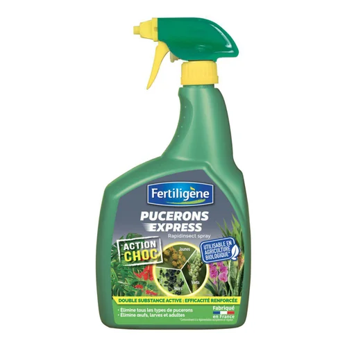 Pour mieux organiser vos extérieurs:Insecticide contre pucerons express Fertiligène - 700 ml