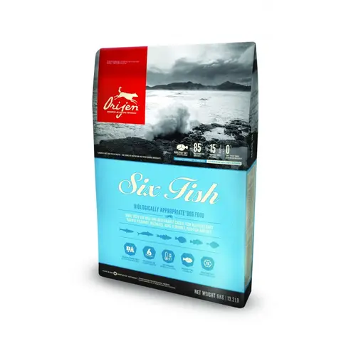 Pour donner du style à l’extérieur：Croquettes pour chien adulte Six Fish Orijen® - 2 kg