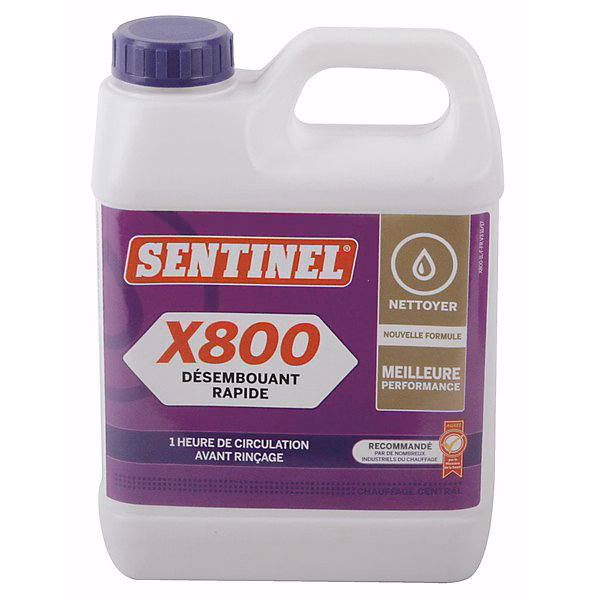 Désembouant rapide X800 – SENTINEL, X800L, 12X1L, EXPB