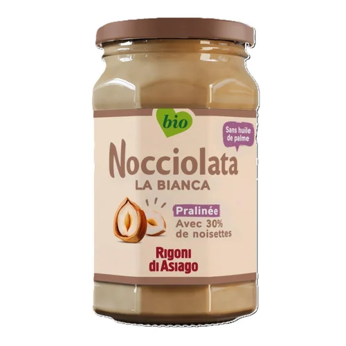 Style extérieur:Pâte à tartiner pralinée aux noisettes La Bianca Nocciolata - 325 g