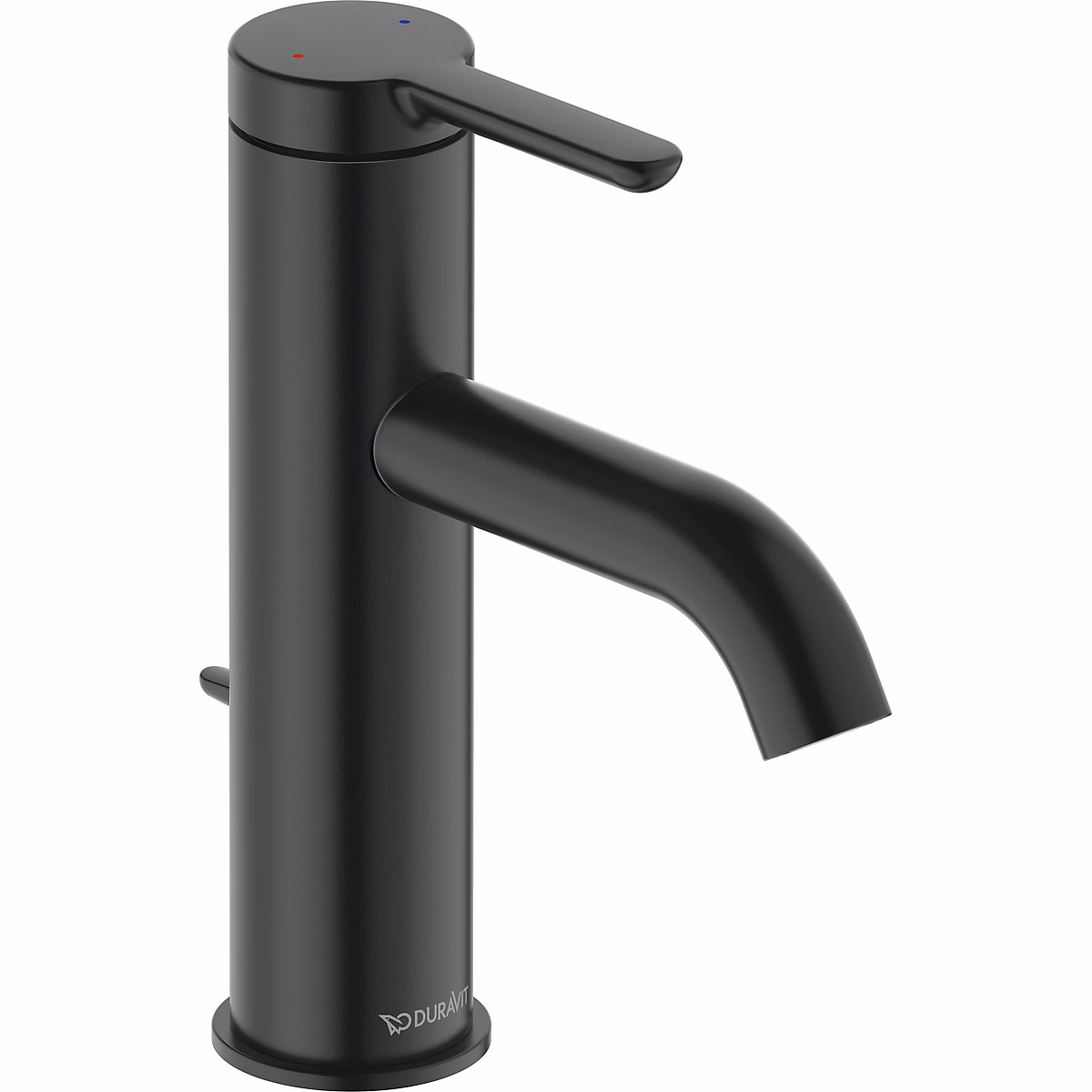Duravit C.1 Mitigeur monocommande de lavabo M – Noir mat | avec vidage | C11020001046