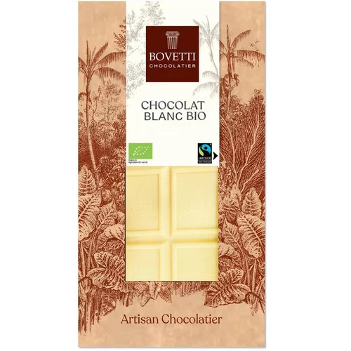 Bien pratique à l’extérieur：Chocolat blanc nature bio - tablette de 100 g