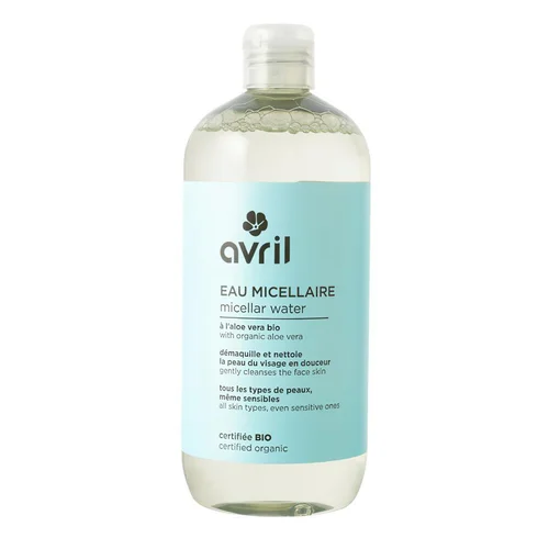 Un essentiel du jardin：Eau micellaire à l'aloe vera bio Avril - 500 ml