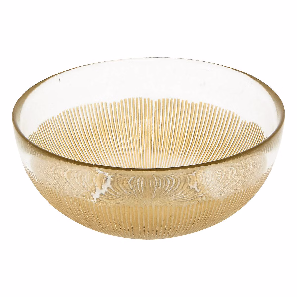 Bol Céleste verre D. 15xP. 6 – 5cm doré, Atmosphera Créateur d'intérieur