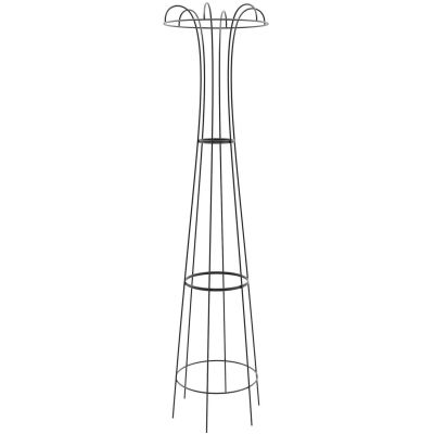 Treilli en acier 50 x 200 cm Obelisk (Noir)