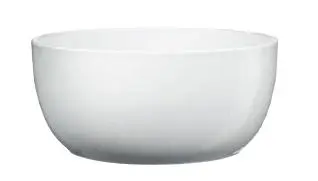 Jardin actuel:Coupe basel coloris blanc en céramique - Ø 23 cm x 10 cm