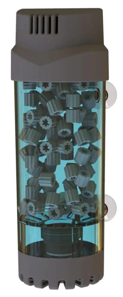 Parfait au jardin:Filtre à media mobile pour aquarium coloris noir SuperFish - Taille L