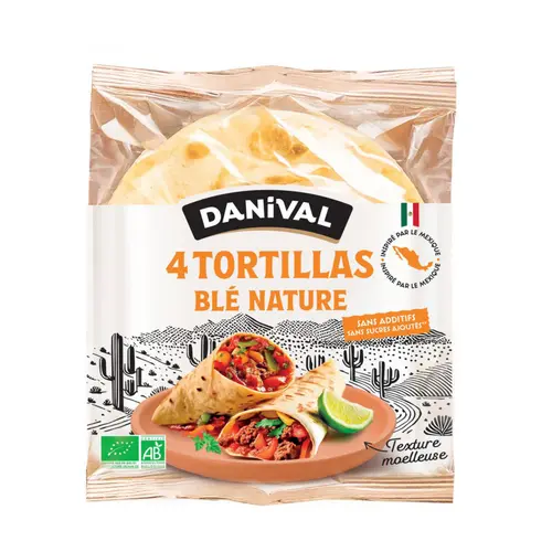 Pour aménager le jardin：Wraps bio Danival - 300 g