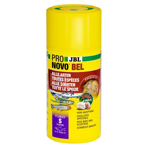 Extérieur sélection:Flocons pour poissons d'aquarium JBL Pronovo Bel Flakes S - 100 ml