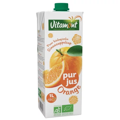 Pour votre espace extérieur:Pur jus d'oranges bio Vitamont 1 l