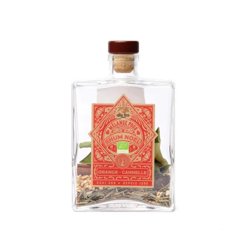 Essentiel pratique：Mélange pour rhum de Noël bio carafe spirit Quai Sud - 35g