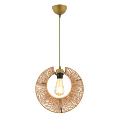 Suspension en métal et jute Kruh