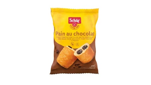 Mieux au jardin:Pains au chocolat surgelés Schär - 260 g (4 pièces)