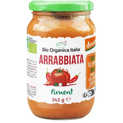 Nature au jardin:Sauce tomate arrabbiata bio Bioorganica - 345 g