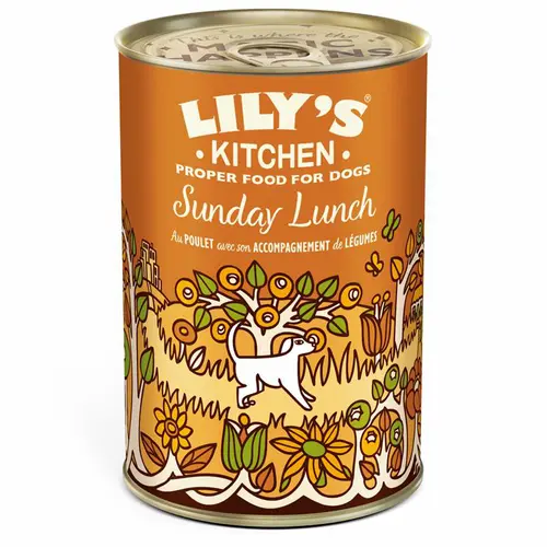 Pour un jardin plus agréable:Aliment humide pour chien au poulet et aux légumes Lily’s Kitchen - 400 g