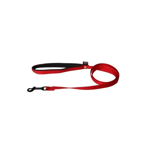 Jardin à vivre：Laisse chien nylon 25 mm / 120 cm rouge