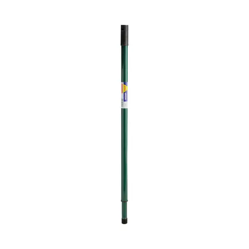 Déco au jardin:Manche télescopique pour balai vert en métal 75-130 cm