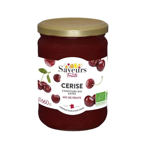 Pour un extérieur bien organisé:Confiture Extra de cerise bio - 660 g