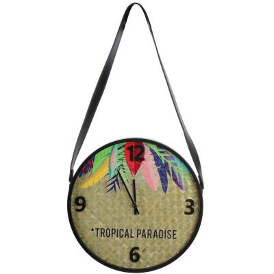 Horloge Tropical Paradise Exotique 30 cm