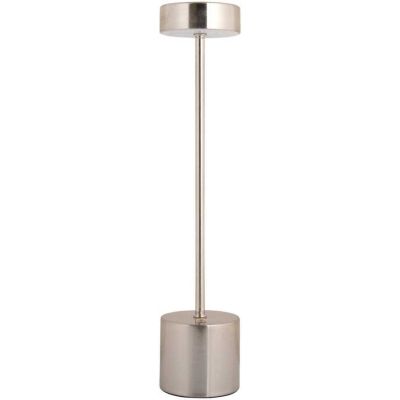 Lampe de table en métal Ganard led (Argent)