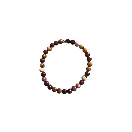 Jardin & déco:Bracelet jaspe mokaïte 4mm