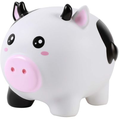 Tirelire animal en plastique (Vache)