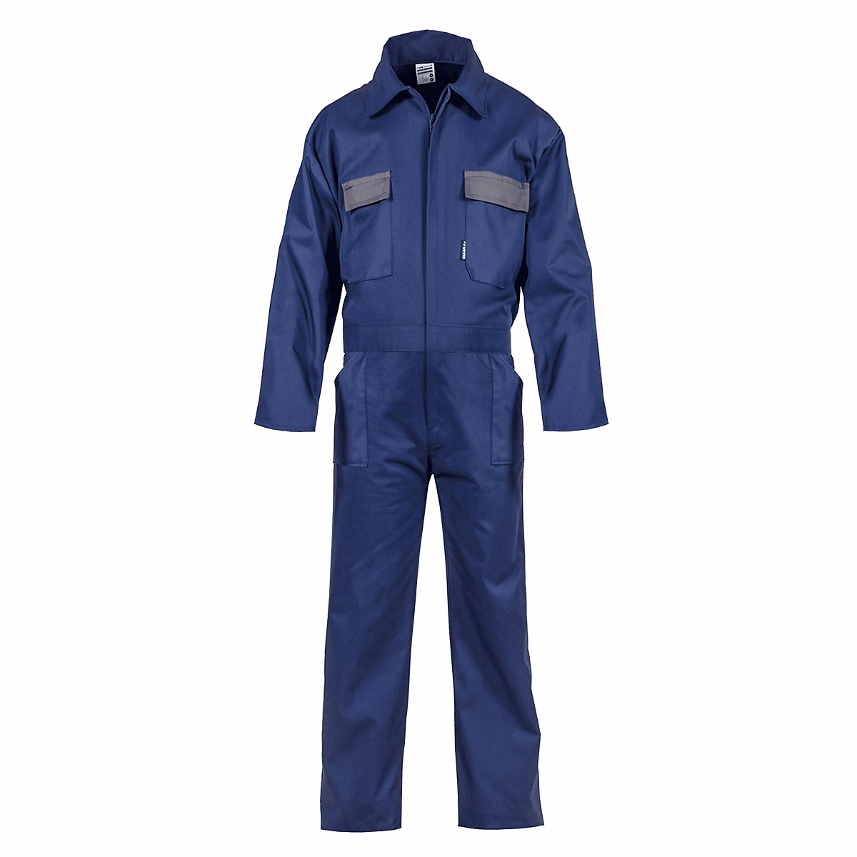 Vêtement de travail – Combinaison de Travail 5 poches Taille L Bleu Marine Polyester/Coton VITO