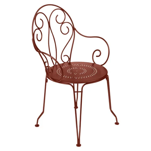 Un atout pour le jardin:Fauteuil Montmartre en acier Fermob
