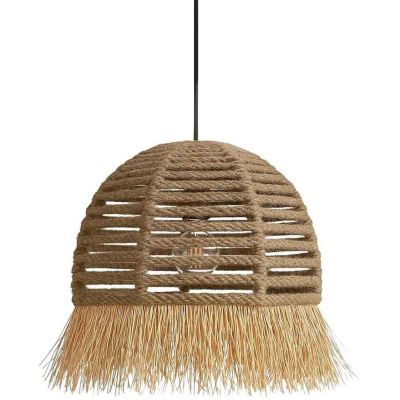Suspension en raphia Beckie (Marron)