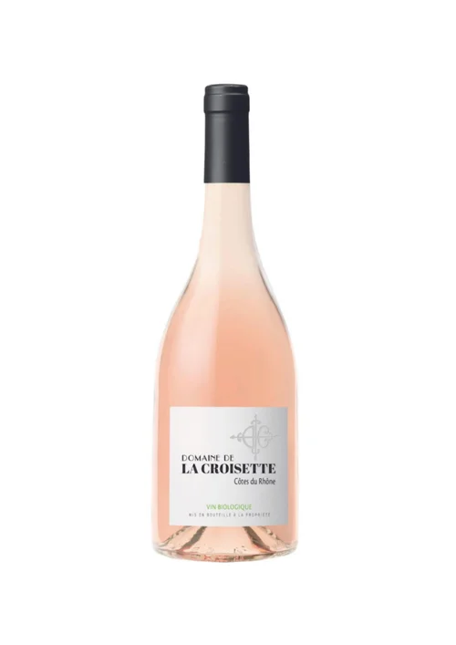 L’essentiel pour l’extérieur:Vin rosé Côtes du Rhône bio Domaine de La Croisette 2024 - 75 cl
