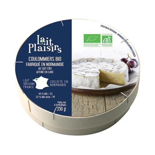 Plaisir au jardin:Coulommiers au lait cru 300g