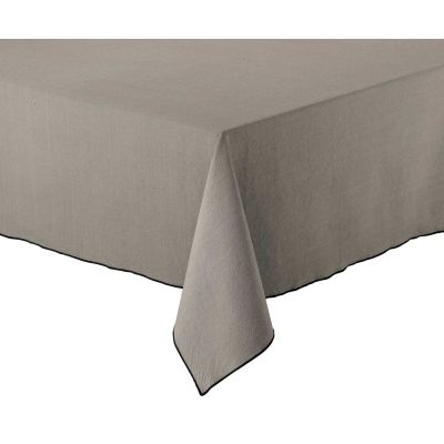 Nappe en coton recyclé Grace 140 x 250 cm (Ombre)