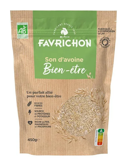 Nature extérieur:Son d'avoine bio Favrichon - 450 g
