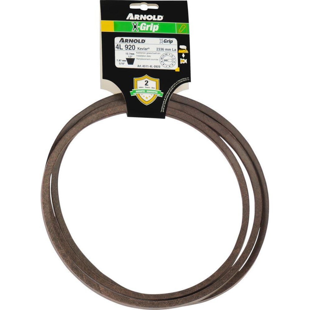 ARNOLD Courroie trapézoïdale X-Grip V de type 4L920