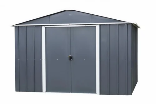 Déco jardin：Abri de jardin métal, sans plancher, anthracite - TRIGANO JARDIN Yardmaster - 5.11m²